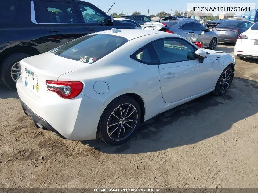 2020 Toyota 86 VIN: JF1ZNAA12L8753644 Lot: 40895641