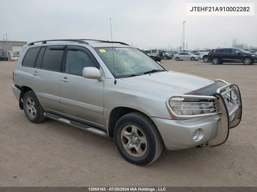 2001 Toyota Highlander VIN: JTEHF21A910002282 Lot: 12055163