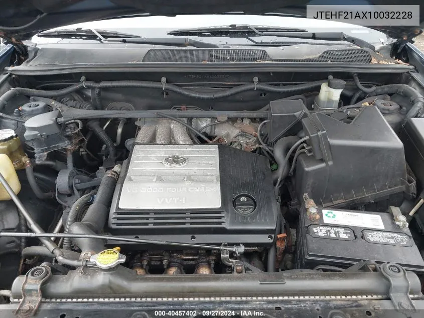 JTEHF21AX10032228 2001 Toyota Highlander V6