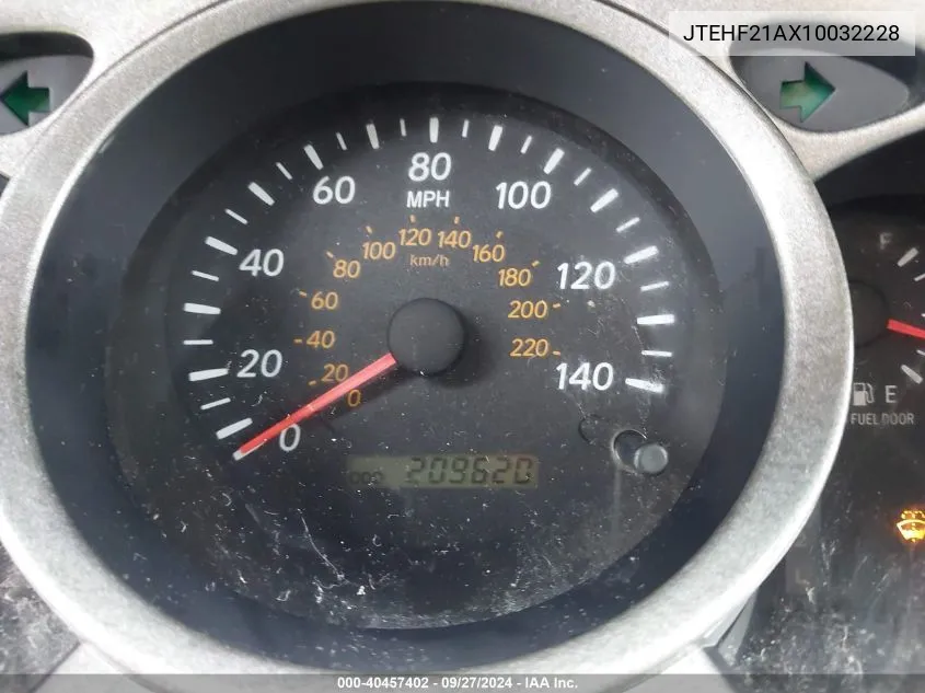 JTEHF21AX10032228 2001 Toyota Highlander V6