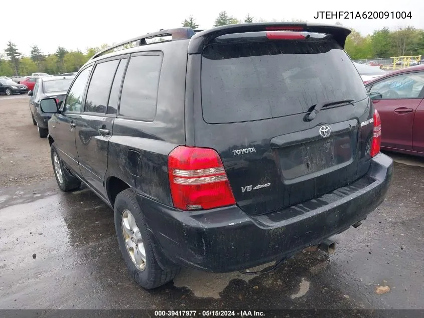 JTEHF21A620091004 2002 Toyota Highlander Limited V6