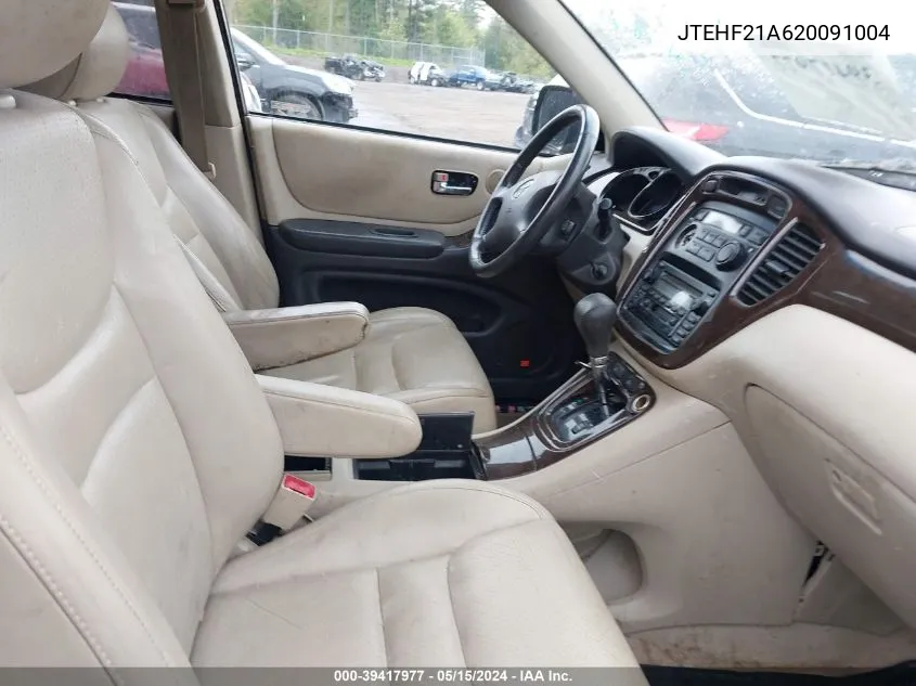 JTEHF21A620091004 2002 Toyota Highlander Limited V6