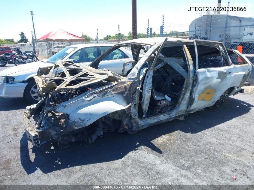 JTEGF21A020036866 2002 Toyota Highlander V6