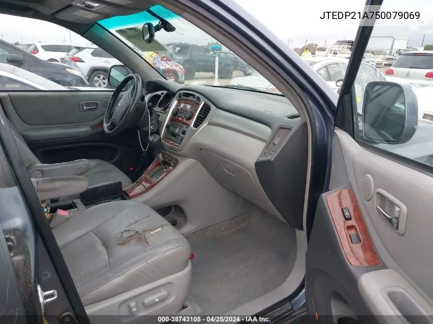 JTEDP21A750079069 2005 Toyota Highlander Limited V6