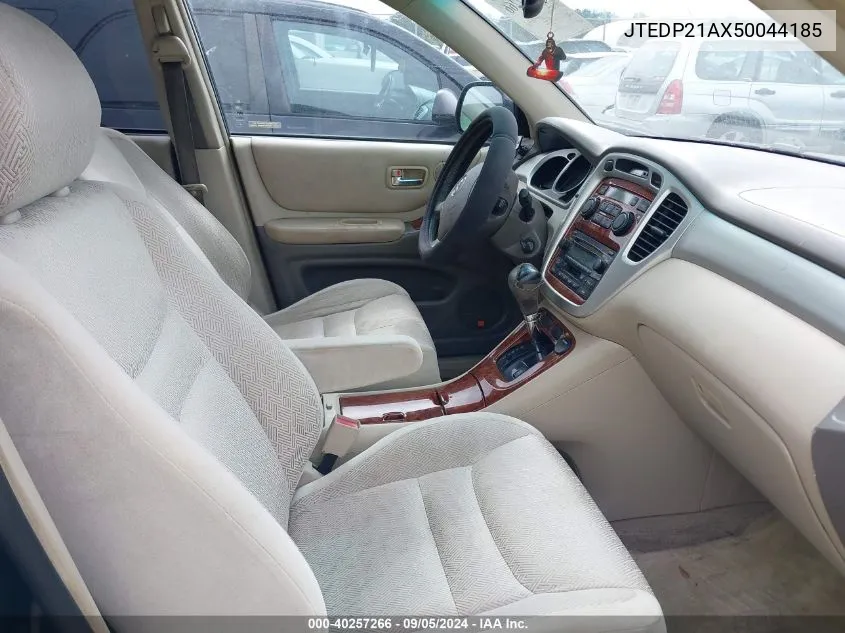 JTEDP21AX50044185 2005 Toyota Highlander Limited V6