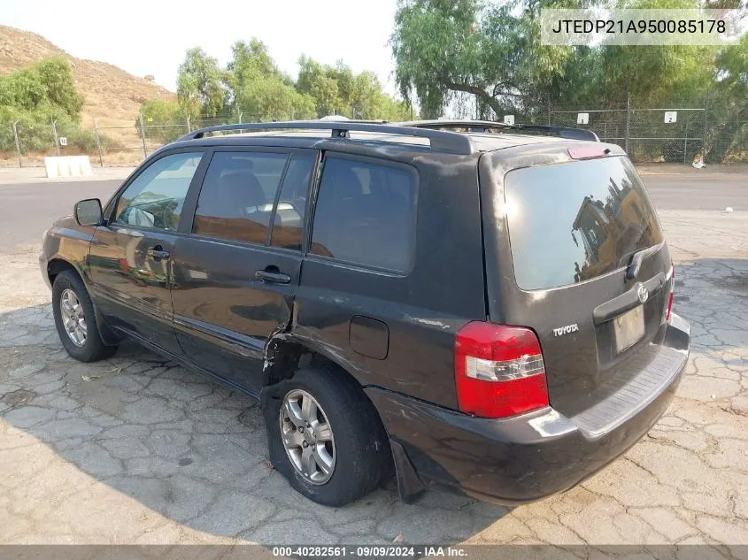 JTEDP21A950085178 2005 Toyota Highlander V6