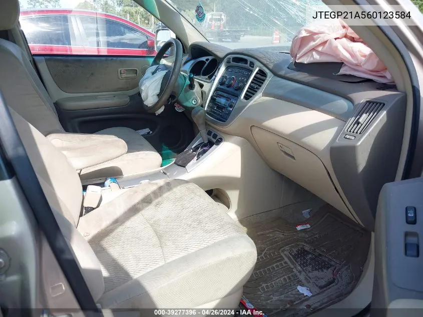 JTEGP21A560123584 2006 Toyota Highlander V6