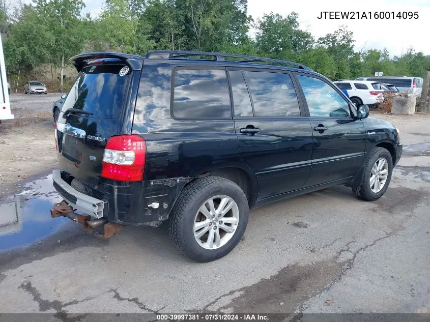 JTEEW21A160014095 2006 Toyota Highlander Hybrid Limited V6