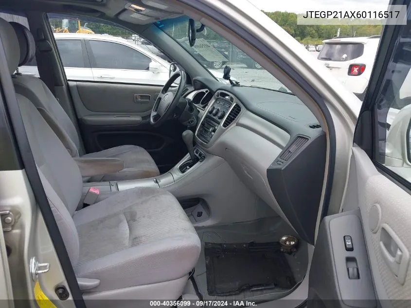 JTEGP21AX60116517 2006 Toyota Highlander V6