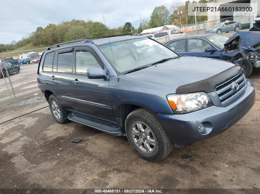 JTEEP21A660153300 2006 Toyota Highlander V6