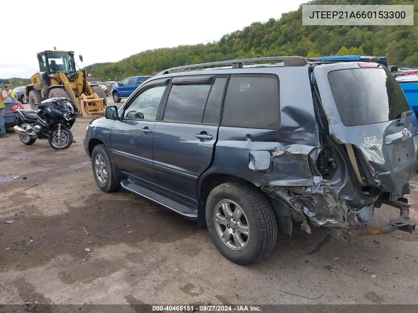 JTEEP21A660153300 2006 Toyota Highlander V6