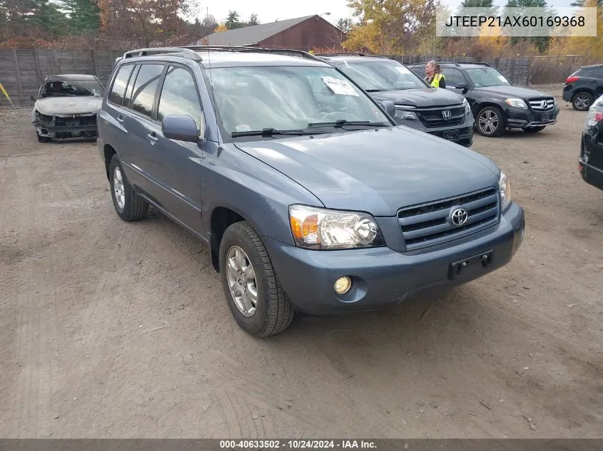 JTEEP21AX60169368 2006 Toyota Highlander Limited