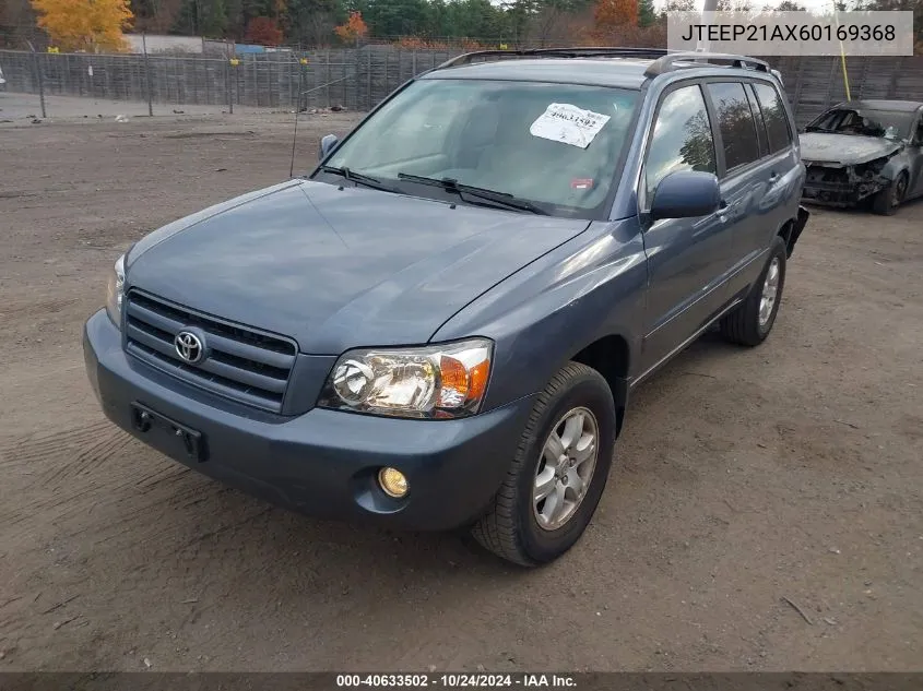 JTEEP21AX60169368 2006 Toyota Highlander Limited