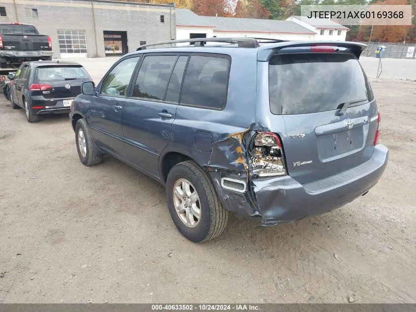 JTEEP21AX60169368 2006 Toyota Highlander Limited