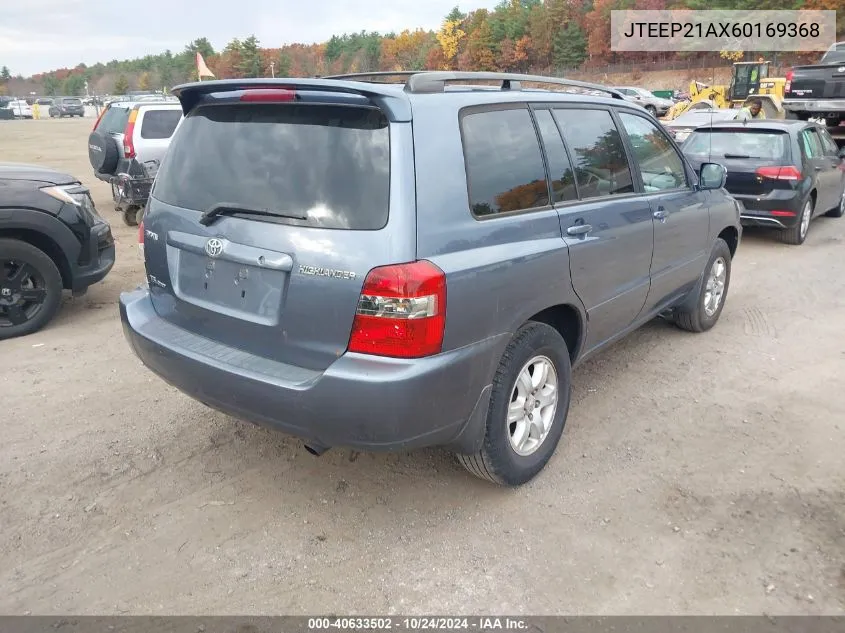 JTEEP21AX60169368 2006 Toyota Highlander Limited