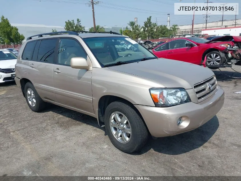 JTEDP21A970131546 2007 Toyota Highlander V6