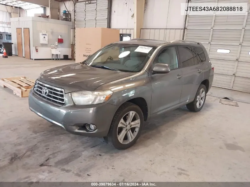 JTEES43A682088818 2008 Toyota Highlander Sport