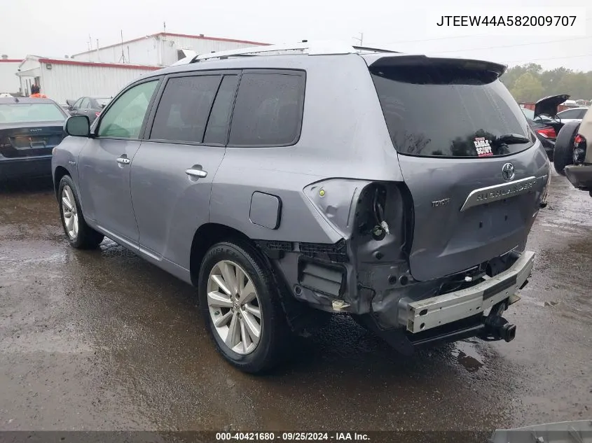 JTEEW44A582009707 2008 Toyota Highlander Hybrid Limited