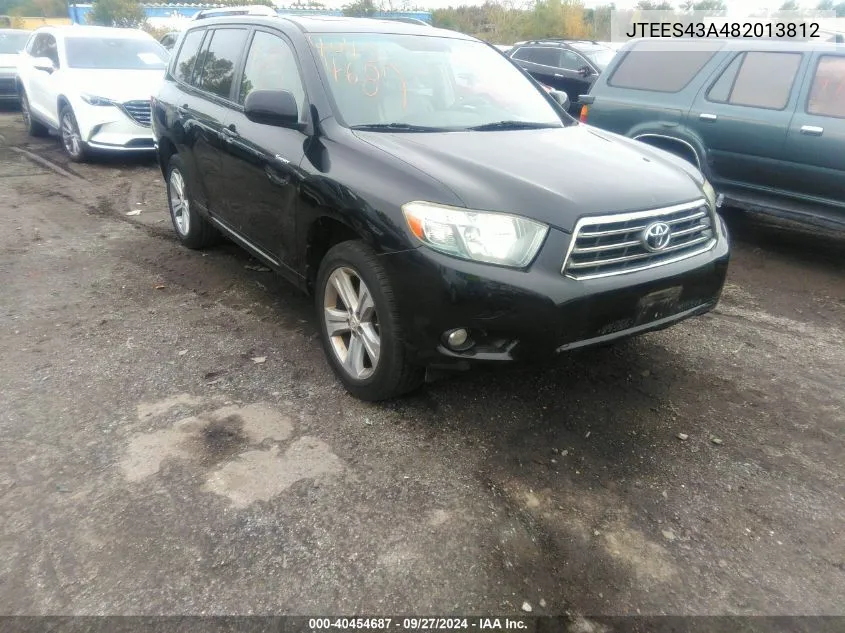 2008 Toyota Highlander Sport VIN: JTEES43A482013812 Lot: 40454687