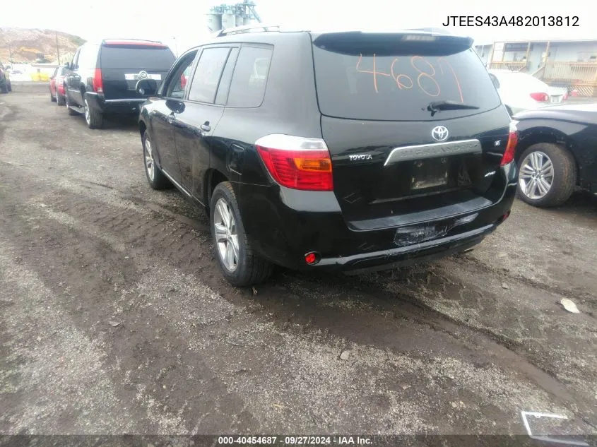 JTEES43A482013812 2008 Toyota Highlander Sport