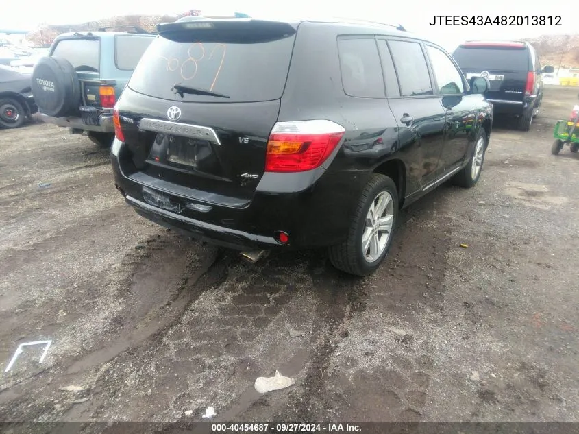 JTEES43A482013812 2008 Toyota Highlander Sport