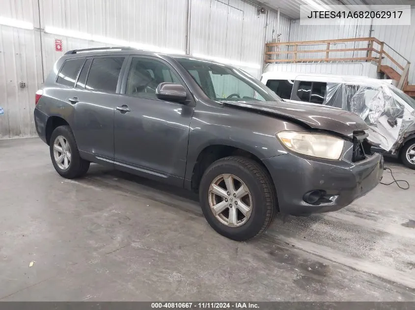 JTEES41A682062917 2008 Toyota Highlander