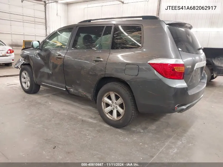 JTEES41A682062917 2008 Toyota Highlander