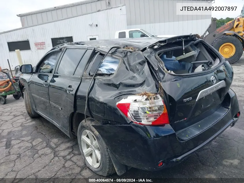 JTEDA41A492007897 2009 Toyota Highlander