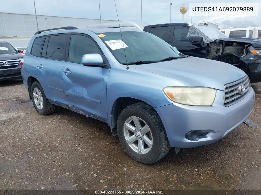 2009 Toyota Highlander VIN: JTEDS41A692079889 Lot: 40223755