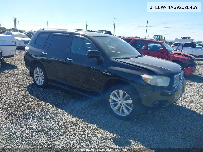 2009 Toyota Highlander Hybrid Limited VIN: JTEEW44A692028459 Lot: 40355380