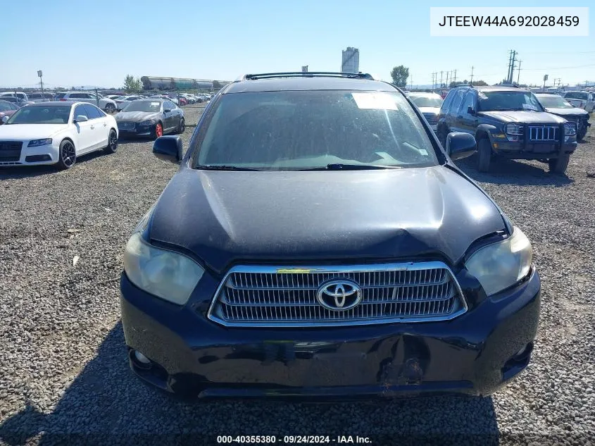 2009 Toyota Highlander Hybrid Limited VIN: JTEEW44A692028459 Lot: 40355380