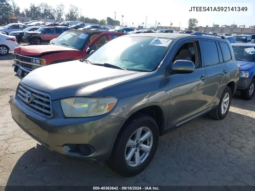 JTEES41A592141349 2009 Toyota Highlander