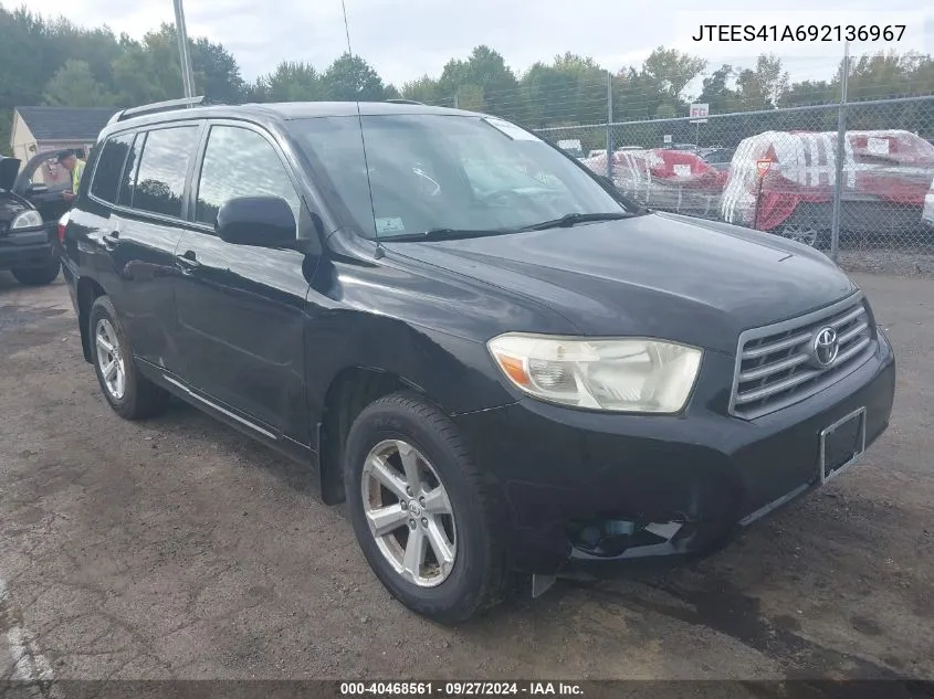 JTEES41A692136967 2009 Toyota Highlander