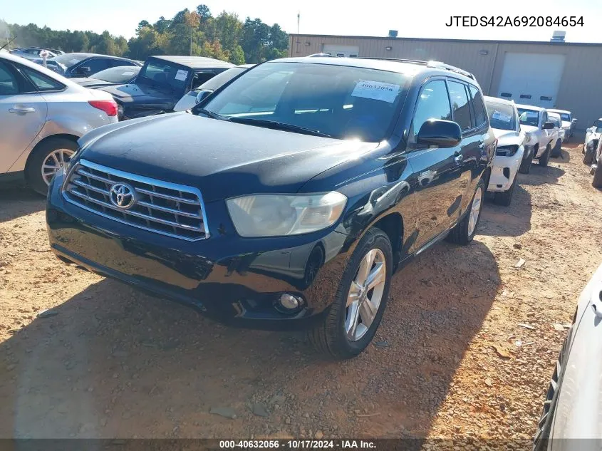 2009 Toyota Highlander Limited VIN: JTEDS42A692084654 Lot: 40632056