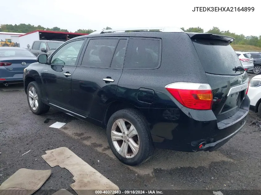 2010 Toyota Highlander Limited V6 VIN: JTEDK3EHXA2164899 Lot: 40372683