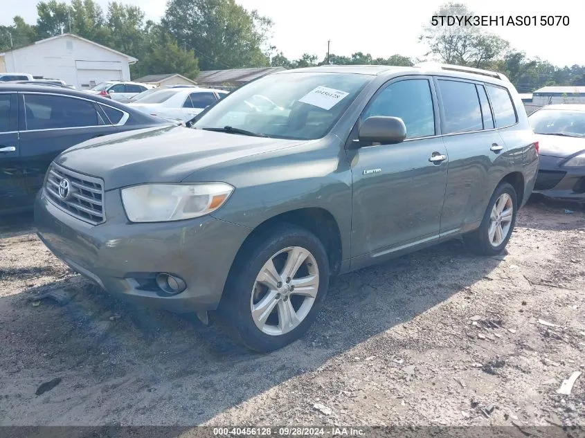 2010 Toyota Highlander Limited V6 VIN: 5TDYK3EH1AS015070 Lot: 40456128