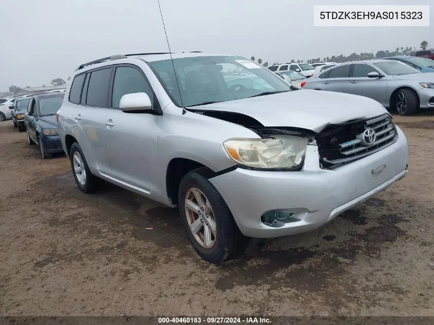 5TDZK3EH9AS015323 2010 Toyota Highlander Base V6