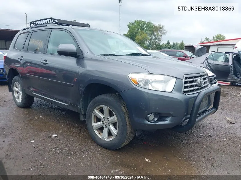 2010 Toyota Highlander Se V6 VIN: 5TDJK3EH3AS013869 Lot: 40464748