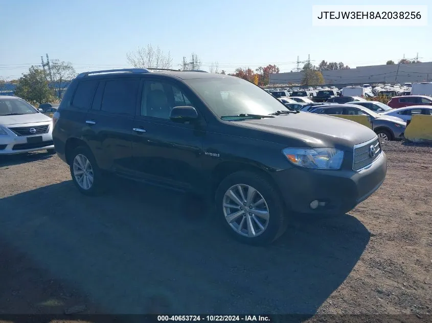 2010 Toyota Highlander Hybrid Limited V6 VIN: JTEJW3EH8A2038256 Lot: 40653724