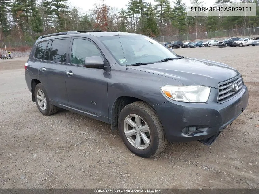 2010 Toyota Highlander Base V6 VIN: 5TDBK3EH0AS029161 Lot: 40772583