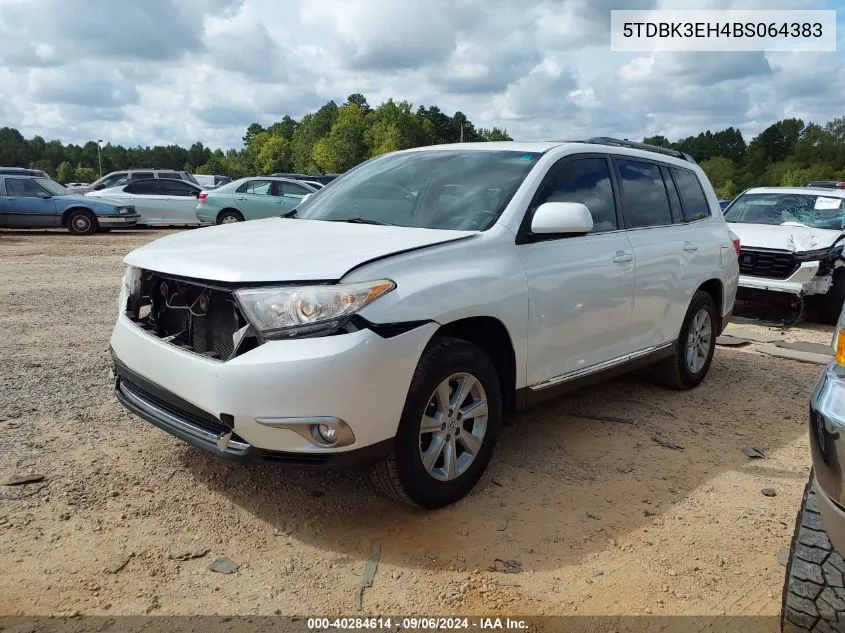 2011 Toyota Highlander Se V6 VIN: 5TDBK3EH4BS064383 Lot: 40284614