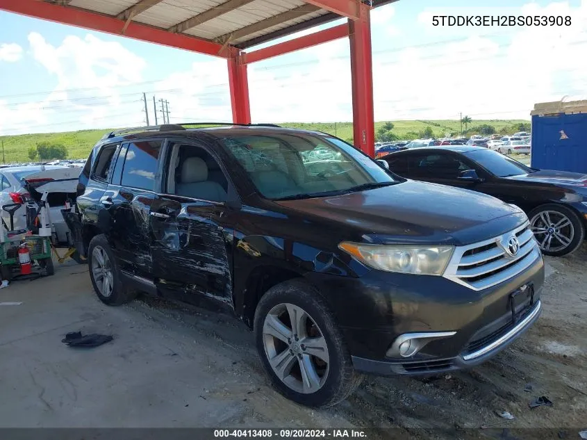 2011 Toyota Highlander Limited V6 VIN: 5TDDK3EH2BS053908 Lot: 40413408