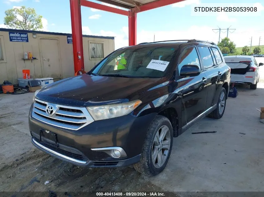 2011 Toyota Highlander Limited V6 VIN: 5TDDK3EH2BS053908 Lot: 40413408