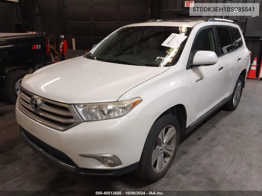 2011 Toyota Highlander Limited V6 VIN: 5TDDK3EH1BS085541 Lot: 40513650