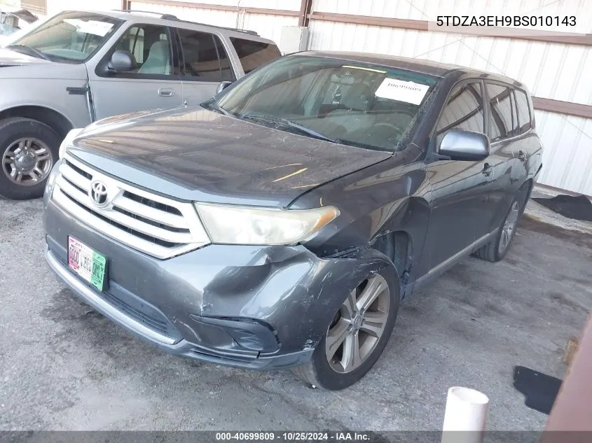 2011 Toyota Highlander VIN: 5TDZA3EH9BS010143 Lot: 40699809