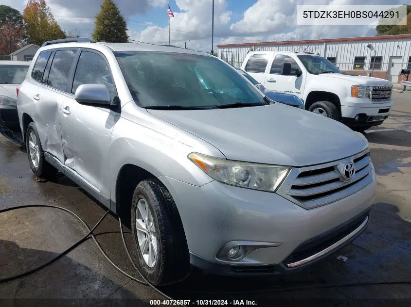 2011 Toyota Highlander Se VIN: 5TDZK3EH0BS044291 Lot: 40726857