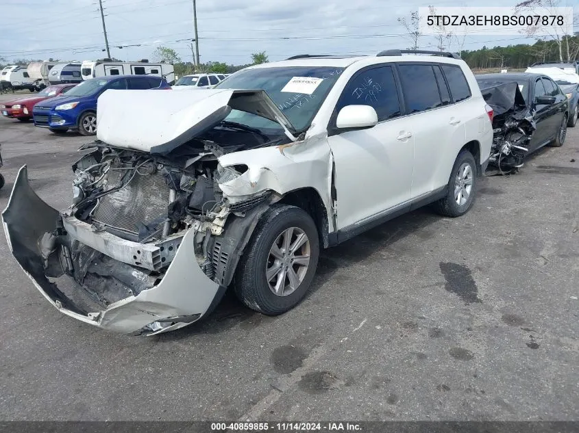 2011 Toyota Highlander Se VIN: 5TDZA3EH8BS007878 Lot: 40859855