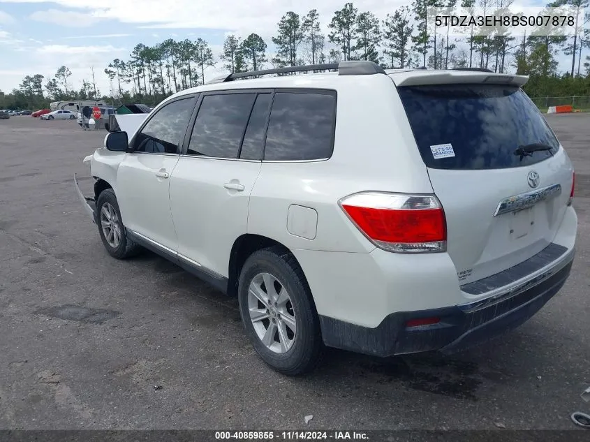 2011 Toyota Highlander Se VIN: 5TDZA3EH8BS007878 Lot: 40859855