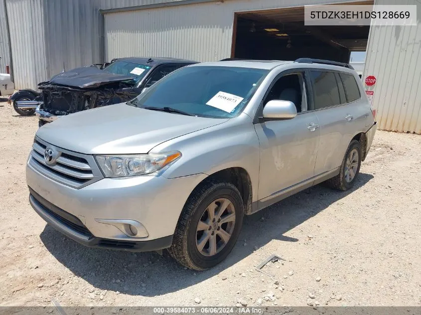 5TDZK3EH1DS128669 2013 Toyota Highlander Se V6