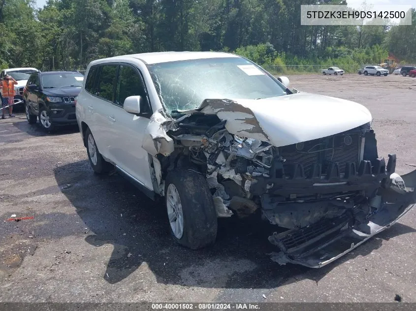 5TDZK3EH9DS142500 2013 Toyota Highlander Base V6